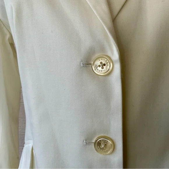 LAUREN Ralph Lauren Blazer Winter White Fully Lined Size 8 Excellent Condition! - Picture 4 of 8
